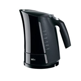 Braun CZAJNIK WK500BK Multiquick 5 Standard, 3000 W, 1.7 L, Plastic, Black, 360° rotational base