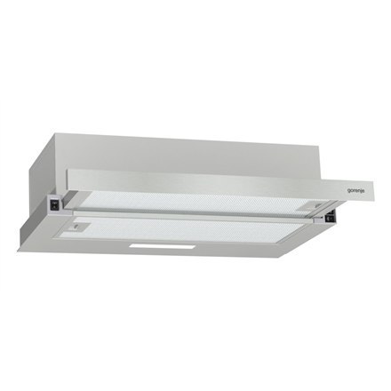 Gorenje | Hood | TH60E3X | Energy efficiency class C | Telescopic | Width 60 cm | 350 m³/h | Mechanical control | Inox | LED