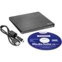 H.L Data Storage Ultra Slim Portable DVD-Writer Black