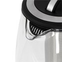 Camry | Kettle | CR 1290 | Standard | 2200 W | 2 L | Plastic/glass | 360° rotational base | Black/Transparent