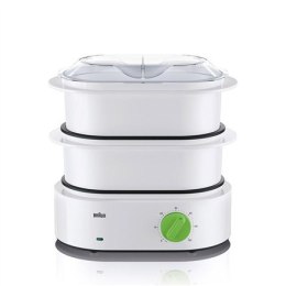 Braun Food steamer FS 3000 White, 850 W, Capacity 8.2 L, Number of baskets 3