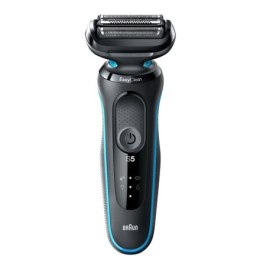 Braun Shaver 50-M4500cs Cordless, Charging time 1 h, Lithium Ion, Number of shaver heads/blades 3, Black/Mint, Wet & Dry