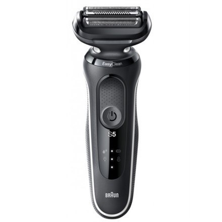 Braun Shaver 50-W1600s Cordless, Charging time 1 h, Lithium Ion, Number of shaver heads/blades 3, Black/White, Wet & Dry