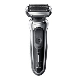 Braun Shaver 70-S1000s Cordless, Charging time 1 h, Lithium Ion, Number of shaver heads/blades 3, Black/Silver, Wet & Dry