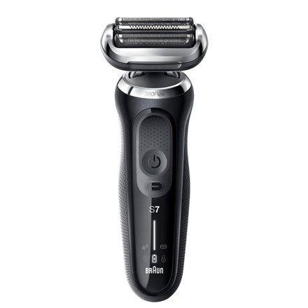 Braun Shaver 70-N1000s Cordless, Charging time 1 h, Lithium Ion, Number of shaver heads/blades 3, Black, Wet & Dry