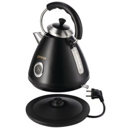 Gorenje | Kettle | K17CLBK | Electric | 2200 W | 1.7 L | Plastic and metal | 360° rotational base | Black