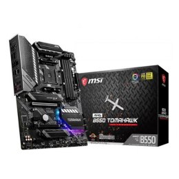 MSI | MAG B550 TOMAHAWK | Processor family AMD | Processor socket AM4 | DDR4 | Memory slots 4 | Number of SATA connectors | Chip