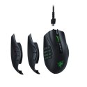 Razer | Gaming Mouse | Naga Pro | Optical mouse | 2.4 GHz USB receiver, Bluetooth | Black | Yes