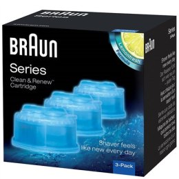 Braun CCR3 Clean & Renew Refill Cartridge, 3 pcs, Blue