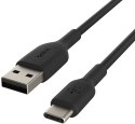 Kabel USB-C Belkin | Męski | 4-pinowy USB Type A | Męski | Czarny | 24-pinowy USB-C | 2 m | Ładowanie i synchronizacja | Kompaty