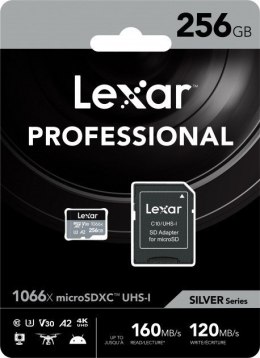 Lexar | High-Performance 1066x | UHS-I | 256 GB | MicroSDXC | Pamięć flash klasy 10