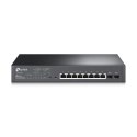 TP-LINK | JetStream 10-Port Gigabit Smart PoE Switch | TL-SG2210MP | Managed L2 | Rackmountable | 1 Gbps (RJ-45) ports quantity