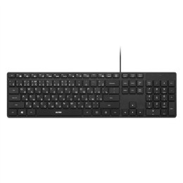 Acme Keyboard Right Now KS07 Slim, Wired, Keyboard layout LT/EN/RU, USB, Black, No, Wireless connection No, LT/EN/RU, Numeric ke