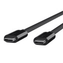 Belkin Thunderbolt 3 Cable (USB-C to USB-C), 100W, 2m, Black