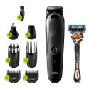 Braun Trimmer 8-in-1 MGK5260 Cordless, Number of length steps 13, Black