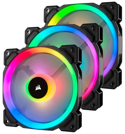 Corsair LL Series Dual Light Loop RGB LED PWM Fan LL120 RGB (pack of 3)