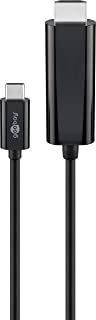 Goobay | Male | 19 pin HDMI Type A | Male | Black | 24 pin USB-C | 1.8 m