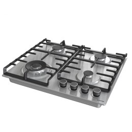 Gorenje | GW642ABX | Hob | Gas | Number of burners/cooking zones 4 | Rotary knobs | Stainless steel