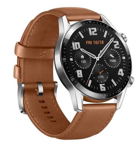 Huawei GT 2 (46 mm) Smart watch, GPS (satellite), AMOLED, Touchscreen, Heart rate monitor, Activity monitoring 24/7, Waterproof,