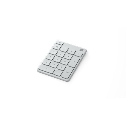 Microsoft | Numeric Keypad | MS NUMBER PAD | Numeric Keypad | Wireless | Batteries included | N/A | Bluetooth | Glacier | 81 g |