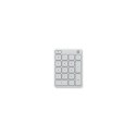 Microsoft | Numeric Keypad | MS NUMBER PAD | Numeric Keypad | Wireless | Batteries included | N/A | Bluetooth | Glacier | 81 g |