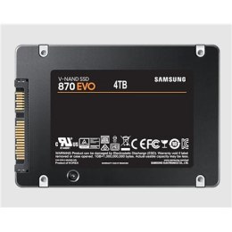 Samsung | SSD | 870 EVO | 4000 GB | SSD form factor 2.5