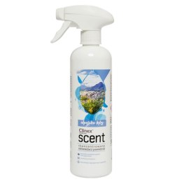 Skoncentrowany odświeżacz powietrza rozpylany na powierzchnie CLINEX Scent - Alpejska Łąka 500ML