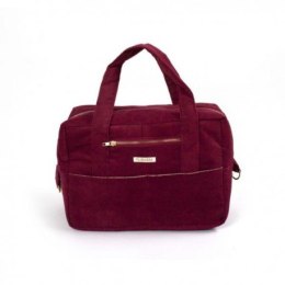 Filibabba torba nursing bag sztruks deeply red