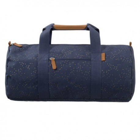 Fresk torba weekend bag złote kropki indigo