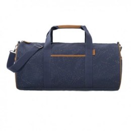 Fresk torba weekender bag złote kropki indigo