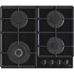 Gorenje | GTW641EB | Hob | Gas on glass | Number of burners/cooking zones 4 | Rotary knobs | Black