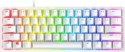 Razer | Huntsman Mini 60% | Klawiatura dla graczy | Opto-mechaniczna | Podświetlenie LED RGB | NORD | Mercury White | Przewodowa