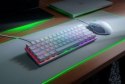 Razer | Huntsman Mini 60% | Klawiatura dla graczy | Opto-mechaniczna | Podświetlenie LED RGB | NORD | Mercury White | Przewodowa