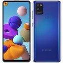 Samsung Galaxy A21s Blue, 6.5 ", TFT LCD, 720 x 1600, Exynos 850, Internal RAM 3 GB, 32 GB, microSD, Dual SIM, Nano-SIM, 3G, 4G,