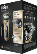 Braun Series 9 Shaver 9299cc Operating time (max) 50 min, Lithium Ion, Number of shaver heads/blades 4, Golden, Cordless, Wet &