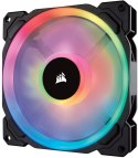 Corsair | Dual Light Loop RGB LED PWM Fan, 2 Fan Pack with Lighting Node PRO | LL140 RGB | Case fan