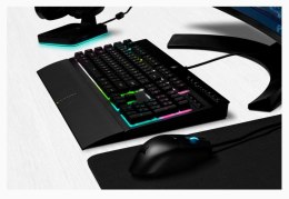 Corsair | Rubber Dome | K55 RGB PRO XT | Gaming Keyboard | Gaming Keyboard | RGB LED light | US | Wired | Black