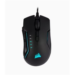 Corsair Gaming Mouse GLAIVE RGB PRO Wired, 18000 DPI, Aluminum