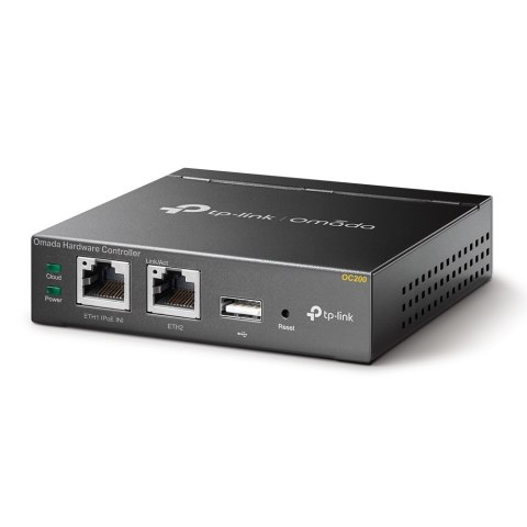 TP-LINK | OC200 | Omada Hardware Controller | Mbit/s | 10/100 Mbit/s | Porty Ethernet LAN (RJ-45) 2 | MU-MiMO No | PoE in | Typ