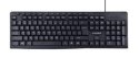 Gembird | Multimedia Keyboard | KB-UM-107 | Multimedia | Wired | US | Black | g