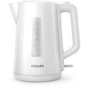 Philips | Czajnik z serii 3000 | HD9318/00 | Elektryczny | 2200 W | 1,7 L | Plastikowy | Podstawa obrotowa 360° | Biały