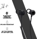 Skullcandy | Jib+ Wireless | Słuchawki z mikrofonem | Bezprzewodowe | Douszne | Mikrofon | Bezprzewodowe | Czarne