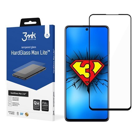 3MK HardGlass Max Lite Samsung, Galaxy A71/72, Hybrid glass