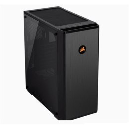 Corsair RGB Computer Case 175R Side window, Black, ATX, Power supply included No