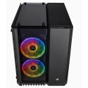 Corsair RGB Computer Case 280x Side window, Black, Micro ATX, Power supply included No