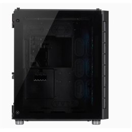 Corsair RGB Computer Case 680x Side window, Black, ATX, Power supply included No