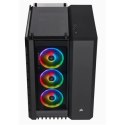 Corsair RGB Computer Case 680x Side window, Black, ATX, Power supply included No