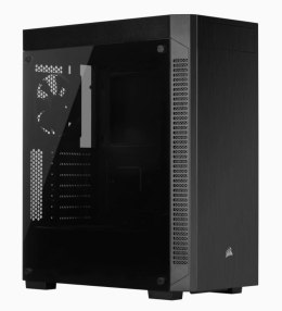 Corsair Tempered Glass Mid-Tower ATX Case 110R Side window, Mid-Tower, Black, Power supply included No, Steel, Tempered Glass