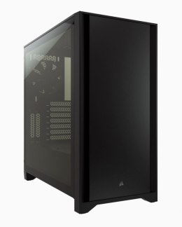 Corsair Tempered Glass Mid-Tower ATX Case 4000D Side window, Mid-Tower, Black, Power supply included No, Steel, Tempered Glass