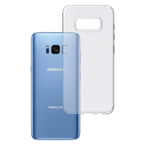 3MK Clear Case Back cover, Samsung, Galaxy S8, TPU, Transparent